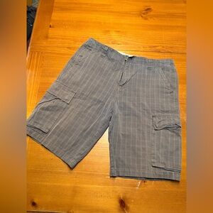 Men's Charcoal Cargo Shorts